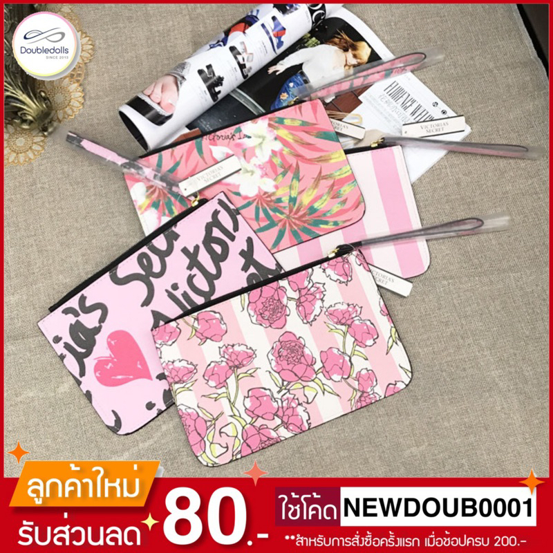 Victoria's Secret กระเป๋าคล้องข้อมือ รุ่น zip pouch