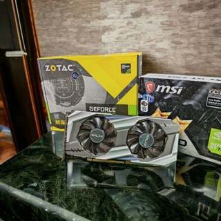 การ์ดจอ คละรุ่น คละยี่ห้อ สภาพสวย GTX 1060 3gb /6gb สินค้ามือสองประกันร้าน แบบจัดเต็ม มีให้เลือก แบบ 3gb และ 6gb