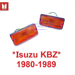 1คู่ ไฟแก้ม ISUZU KBZ KB26 1980 - 1989 อีซูซุ เคบีแซด เคบี26 ไฟข้างรถ ไฟสัญญาณ ไฟรถยนต์ ไฟเลี้ยว