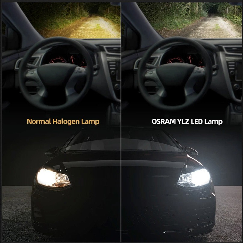 Osram หลอดไฟหน้า รถยนต์ XLZ 2.0 Next Level LED+250% 6000K H4 Honda Jazz GD GE GK ประกัน 1 ปี ส่งฟรี - รูปที่ 2