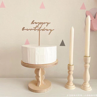 [พร้อมส่ง] ป้ายปักเค้ก ป้ายHappy birthday ป้ายปักเค้กวันเกิด สไตล์มินิมอล น่าร้ากกก