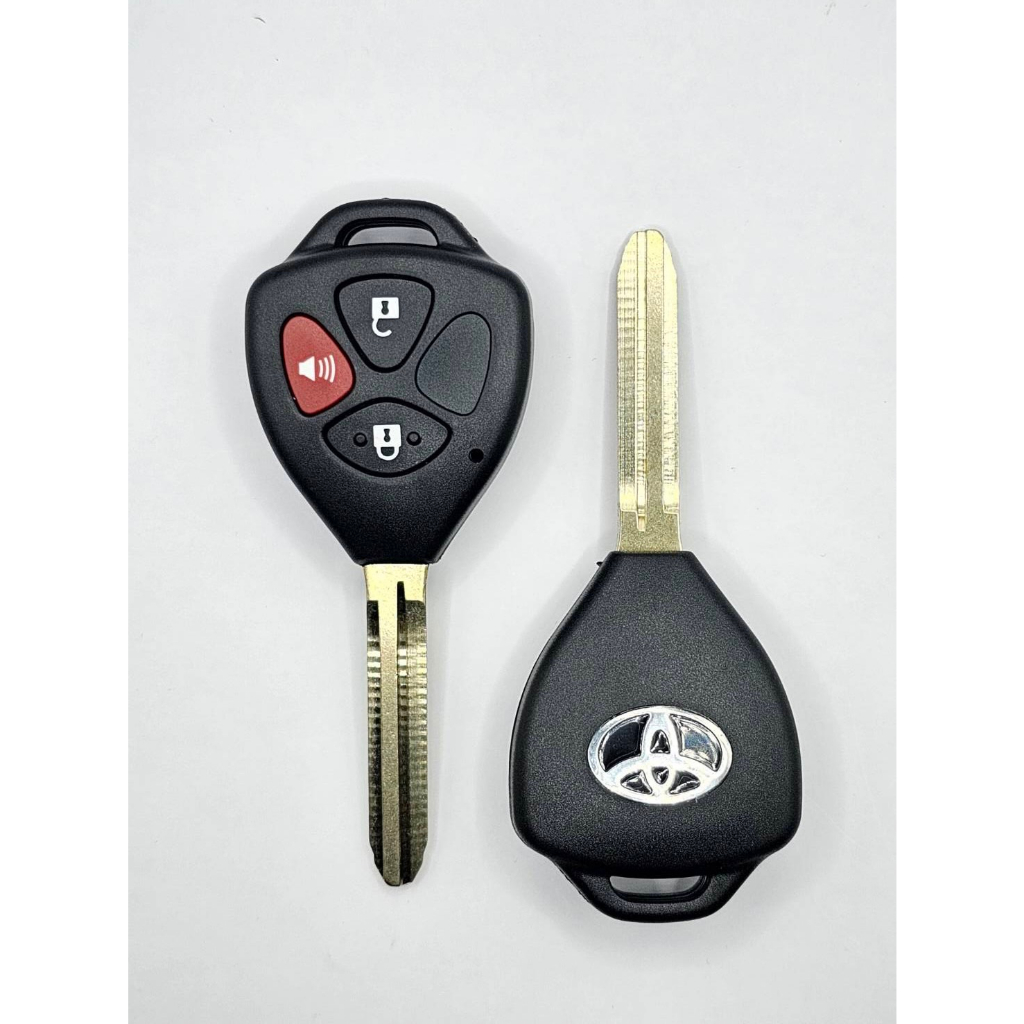 กรอบรีโมทดอกตรง TOYOTA VIGO VIOS ALTIS รุ่น3ปุ่มและ2ปุ่มอย่างดี สำหรับรีโมทแท้เท่านั้น