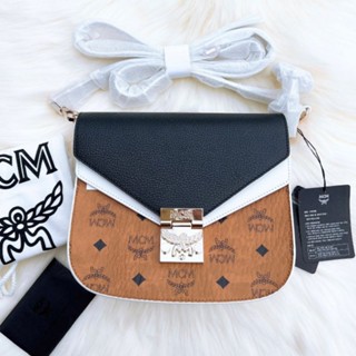 พร้อมส่งMCM Small Patricia  Shoulder Bag in Visetos Leatป๋า