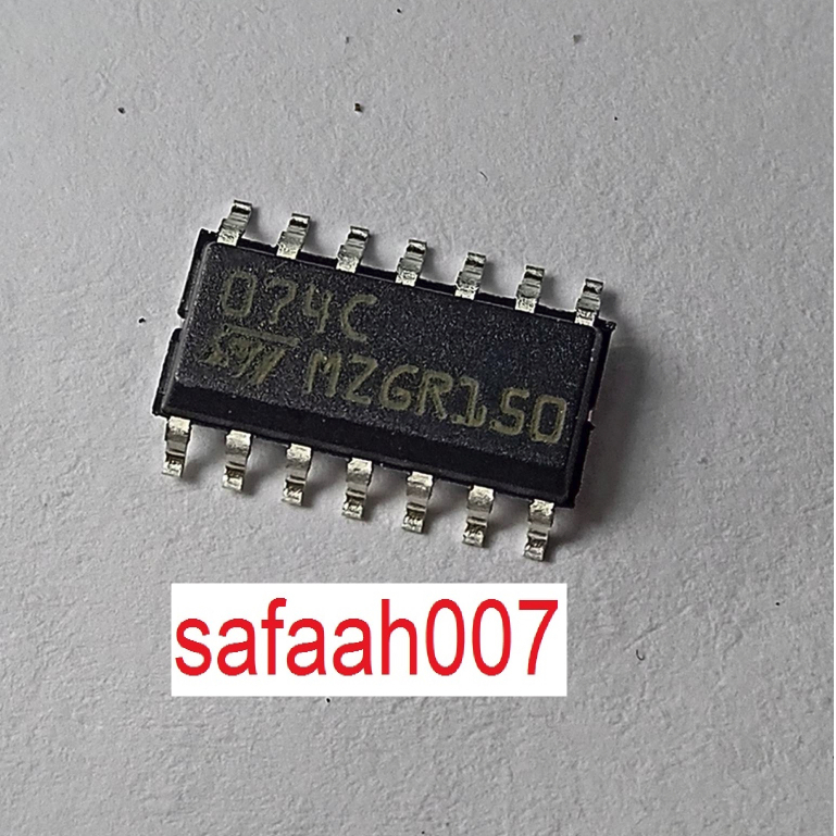 8 บาท SMD TL074 TL074C TL074CDT STMicroelectronics Audio