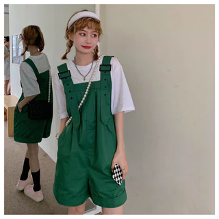Overalls พร้อมส่งเอี้ยมกางเกง เอี๊ยมยีนส์ กางเกงยีนส์ไซส์ใหญ่ ชุดเอี๊ยม ผ้าคอตตอนอย่างดี 6002