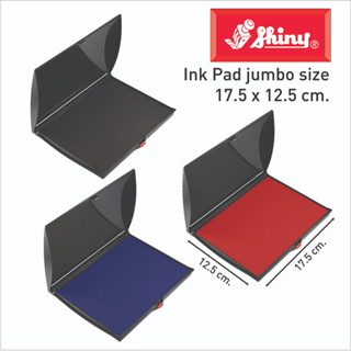 แท่นประทับหมึก ขนาดจัมโบ้ Shiny Large Stamp Pad S4 ขนาดแป้น 12.8x17.8 cm.