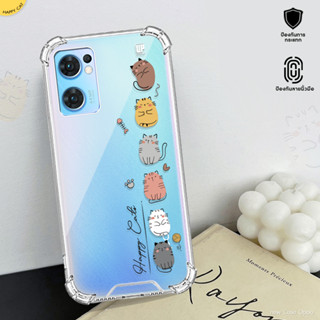 เคสใสน้องแมว เคสแก๊งแมว รุ่น OPPO/ ออปโป้ แก๊งแมวเหมียว เคสมือถือ