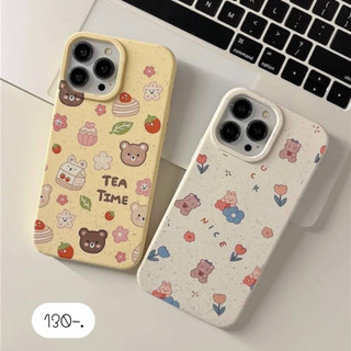 พร้อมส่ง 2 สี เคสลายการ์ตูน เคสมือถือ ✨หมีTEA , กระต่ายnice