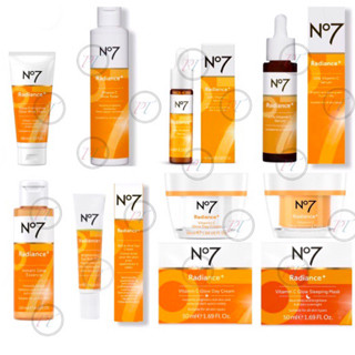 No7 radiance+ Serum,Day cream,Sleeping mask,Toner,Essence,Whip foam