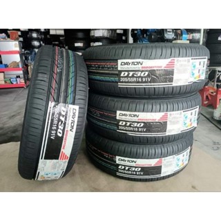 ยางใหม่ 205/55R16 Dayton DT30 ผลิตต้นปี 2023 ประกันบวม 2 ปี พร้อมจุ๊บลมแปซิฟิค 4 ตัว จัดส่งฟรีมีเก็บปลายทาง