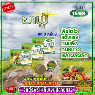 💥ส่งฟรี 💥ยาฟู่ เทอร์ร่าปุ๋ย ( 3 กล่อง) ปุ๋ยฮอร์โมน กรดอะมิโนสูง สำหรับพืชทุกชนิด บำรุงใบ บำรุงราก ลำต้นแข็งแรง โมซ่าส์