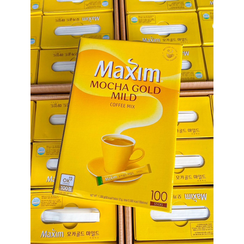Maxim Mocha Gold กาแฟมอคค่า 3in1 (100ซอง) แท้💯