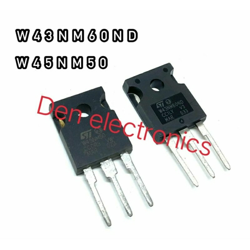 W43NM60ND W45NM50 TO247  MOSFET N-Fet มอสเฟต IGBT ทรานซิสเตอร์ สินค้าพร้อมส่ง (ราคา1ตัว)