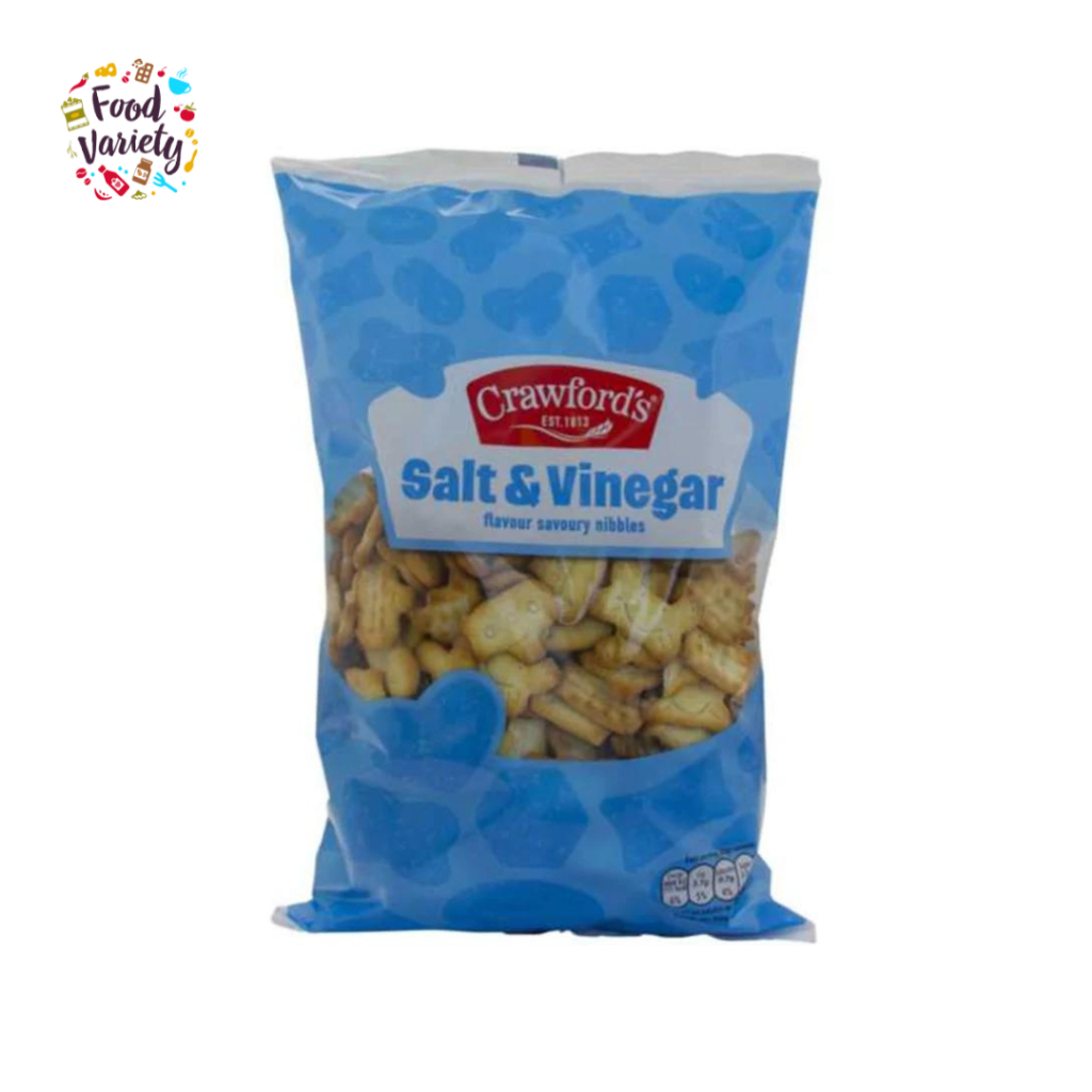 [BestBefore-27Sep2025] Crawford’s Salt & Vinegar Flavour Savouries Biscuit 200g