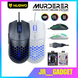 Nubwo NM-94m MURDERER เมาส์มาโคร Silent Mouse เมาส์ไร้เสียงเมาส์เกมมิ่ง แท้100%