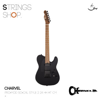 กีตาร์ไฟฟ้า Pro-Mod So-Cal Style 2 24 HH HT CM, Caramelized Maple Fingerboard - Satin Black (2966551568)