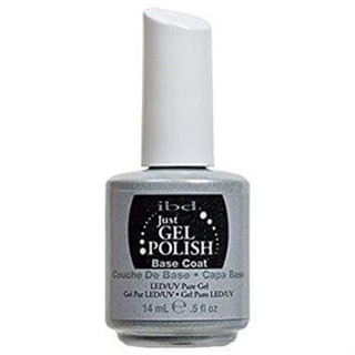 IBD Just Gel Base Coat เบสโค้ดสำหรับรองพื้น ช่วยให้สีเล็บยึดเกาะได้เป็นอย่างดี 0.5 oz