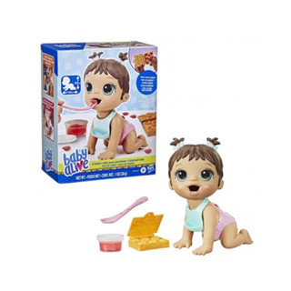 Baby Alive Lil Snacks Interactive Doll Brunette