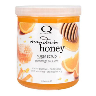 Sugar Scrub สครับน้ำตาล กลิ่น Mandarin Honey Qtica Spa🇺🇲ของแท้จากUSA🇺🇲 พร้อมส่ง