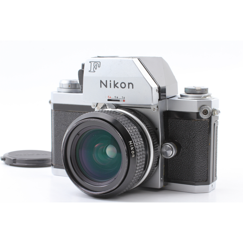 (มือสอง) (Near Mint) Nikon F Photomic Ftn Silver + Nikkor เลนส์ 28 มม. F2.8 จากญี่ปุ่น
