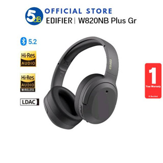 EDIFIER W820NB Plus (Gray)  Wireless Noise Cancellation Over-Ear Headphone / bluetooth5.2 / รับประกัน1ปี ศูนย์ไทย