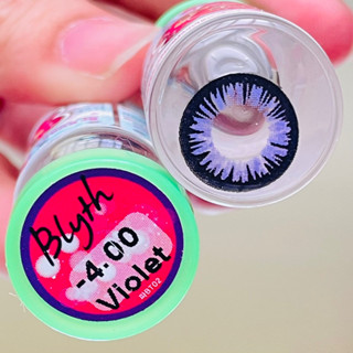 New ** Blyth Violet คอนแทคเลนส์ สีม่วง บิ๊กอาย โทนแบ๊ว ตาโต เน้นขอบ Contact Lens Bigeyes สายตาสั้น ค่าสายตา Pretty Doll