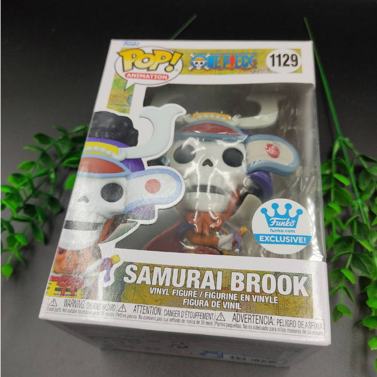 Funko Pop Animation - Samurai Brook #1129 จากเรื่อง One Piece สติกเกอร์แท้ ของแท้ พร้อมส่ง