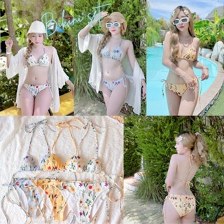 💋𝑩𝒀𝒁𝑨𝒁𝑨🌞 BIKINI SET DAISY เซตบิกินี่ผูกเชือก