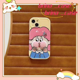 ❤️ส่งของขวัญ❤️ เคสไอโฟน 11 12 13 14 Pro Max สาวน่ารักหัวใจ ความคิดสร้างสรรค์ แฟชั่น เรียบง่าย Case for iPhoneป้องกันการต