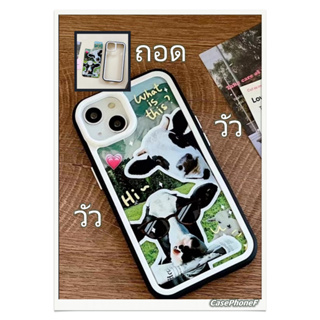 ✨ส่งของขวัญ✨เคส for iPhone 11 14 Pro Max Case for iPhone 12 13 ป้องกันการตก การป้องกัน วัว สาวน่ารักหัวใจ การ์ตูน