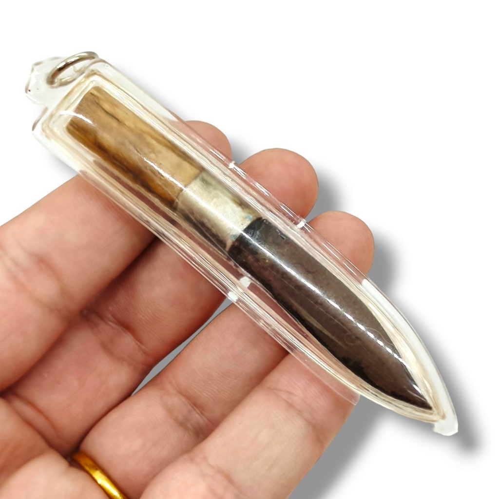 [MSW8]พระขรรค์มหาปราบมนต์พระกาฬ เลี่ยมกรอบกันน้ำอย่างดี ด้ามทำจากกระดูกช้าง หลวงพ่อกวย วัดโฆสิตาราม 