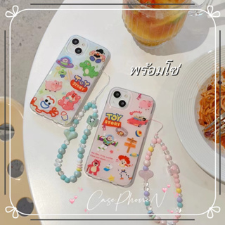 เคสไอโฟน iphone 11 14 Pro Max การ์ตูน คนตัวเล็ก น่ารัก พร้อมโซ่  ป้องกันการตก เคส iphone 12 13 Pro Case for iPhone