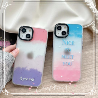 เคสไอโฟน iphone 11 14 Pro Max เรียบง่าย โปร่งแสง ไล่ระดับ ขอบเต็ม ป้องกันการตก เคส iphone 12 13 Pro Case for iPhone