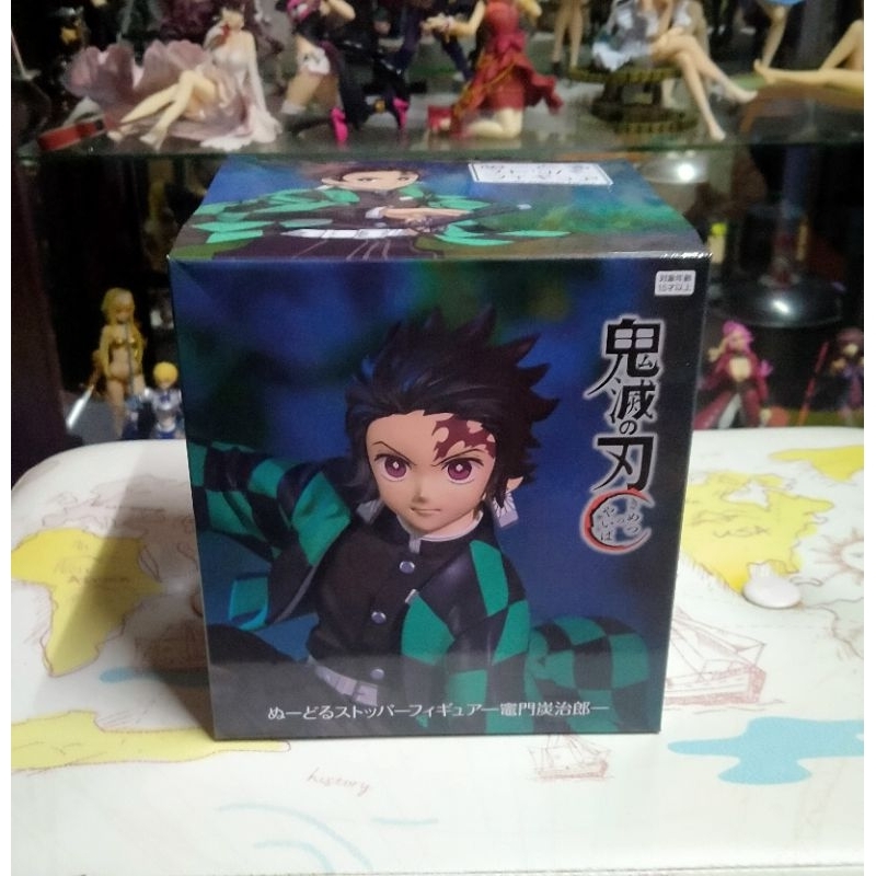 Kimetsu yaiba. Noodle stopper figure. Tanjiro Kamado figure.