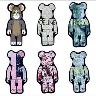 พรมเช็ดเท้า ทรงbearbrick ลายแบนเนม ลายการ์ตูนน่ารัก