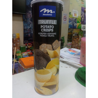 มันฝรั่งแผ่นทอดกรอบ Meadows Truffle Potato Chip  รสเห็ดทรัฟเฟิล  Halal Product of Malaysia