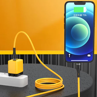 สายชาร์จ 100W Type-C to LN สายชาร์จเร็ว ซิลิโคนสาย PD USB Super Fast Charge 1.2 เมตร สำหรับ I 0S Android