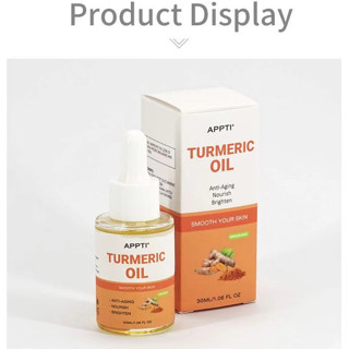 Turmeric OIL เซรั่มบำรุงผิว ผิวขาดน้ำ บำรุงผิวหน้า ชะลอวัย ลดริ้วรอย ขนาด 30 ml น้ำมันบำรุงผิว ปลอบประโลมผิว