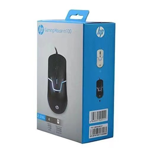 HP M100 เมาส์ออปติคอล 1600 Dpi ใช้สาย Usb สําหรับแล็ปท็อปพีซี