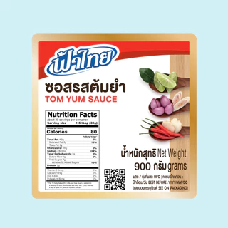 FaThai ฟ้าไทย ซอสรสต้มยำ 900 กรัม (1 กระปุก)