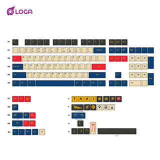 LOGA PBT DYESUB SPECIAL SET KEYCAP Vol. 1 (Cherry Profile ENG/TH )