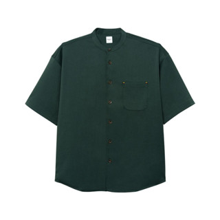 TAKEO KIKUCHI เสื้อเชิ้ตแขนสั้น STRETCH TWILL NON-CREASE SHIRT