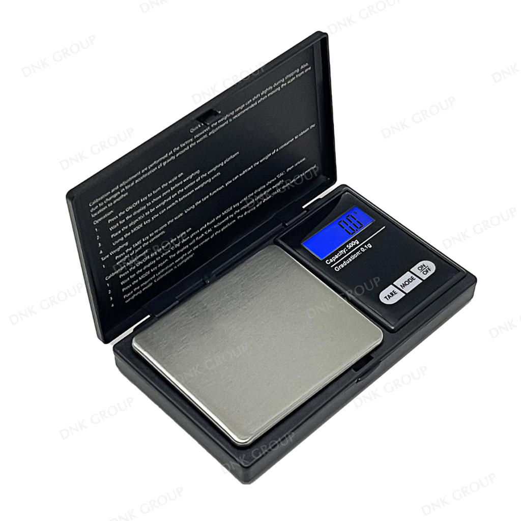 เครื่องชั่งดิจิตอล500/0.1g เครื่องชั่งพกพา Professional Mini เครื่องชั่งพกพาดิจิตอล
