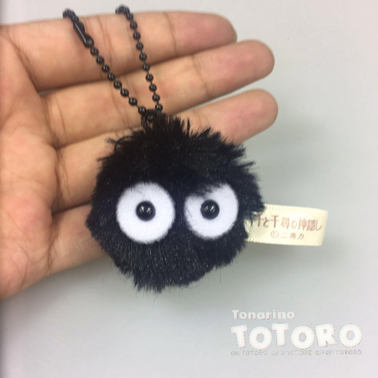 พร้อมส่ง ของแท้ พวงกุญแจ Hayao Miyazaki Totoro Spirited Awayถ่านหินสีดำBallโทรศัพท์มือถือกรณี ราคา ถูกที่สุด ดีลบีเคเค แกลเลอรีภาพที่ 2