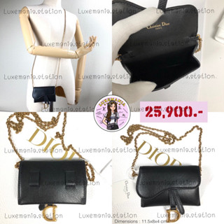 👜: New!! D Saddle Pouch with Chain ‼️ก่อนกดสั่งรบกวนทักมาเช็คสต๊อคก่อนนะคะ‼️