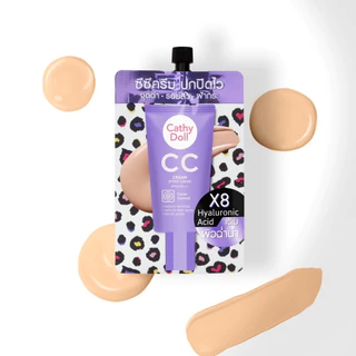 Cathy doll CC CREAM SPF50 PA+++ มี 3 สูตรให้เลือกcc cream SPEED WHITE ,cc cream anti acne , cc cream speed cover แบบซอง
