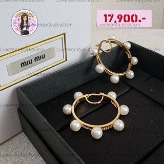 👜: New!! Miu Miu Earrings‼️ก่อนกดสั่งรบกวนทักมาเช็คสต๊อคก่อนนะคะ‼️