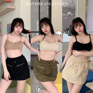 💫พร้อมส่ง💫Pocket nylon skirt • กระโปรงคาร์โก้ สุดน่ารัก ดีเทลสวยปังสุดๆ ผ้าไนลอน เนื้ิอดีมากๆไม่บางนะคะ กระเป๋าใช้งานได้