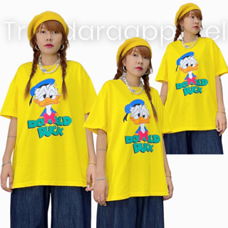 เสื้อยืด oversize korea style code:3069เหลือง