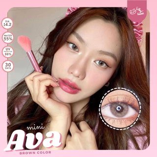 คอนแทคเลนส์ รุ่น Mini Ava Brown/Gray - คิตตี้ คาวาอิ Kitty Kawaii (Vial)